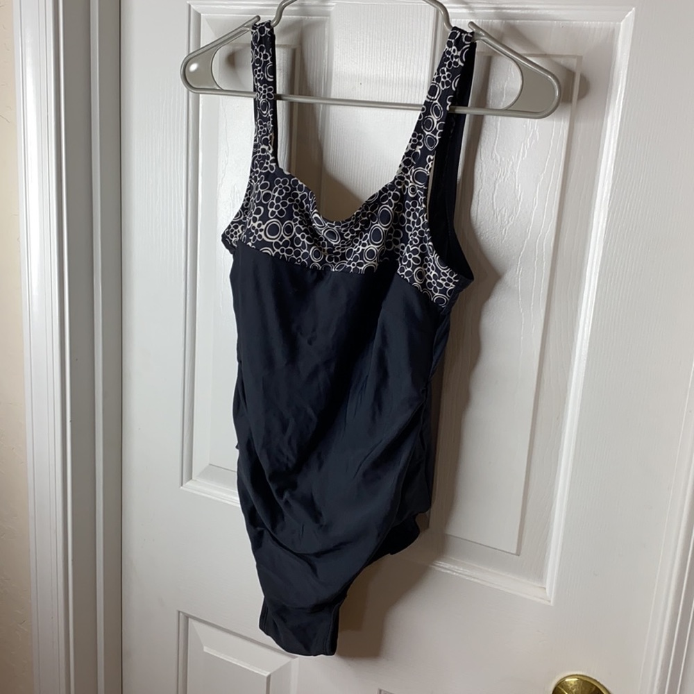 Shore Shapes Black White One Piece Bathing Suit 12